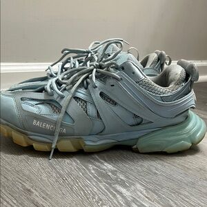 Balenciaga Women's Light Blue Sneakers
